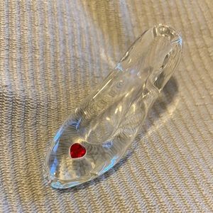 Crystal glass slipper